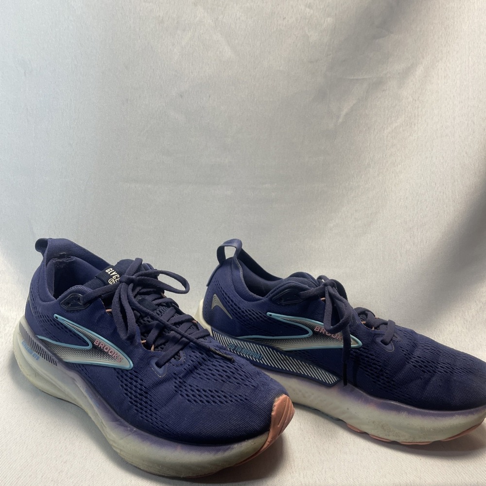 Size 8.5 B - Brooks Glycerin GTS 22 Blue Ribbon Dianthus Women's
